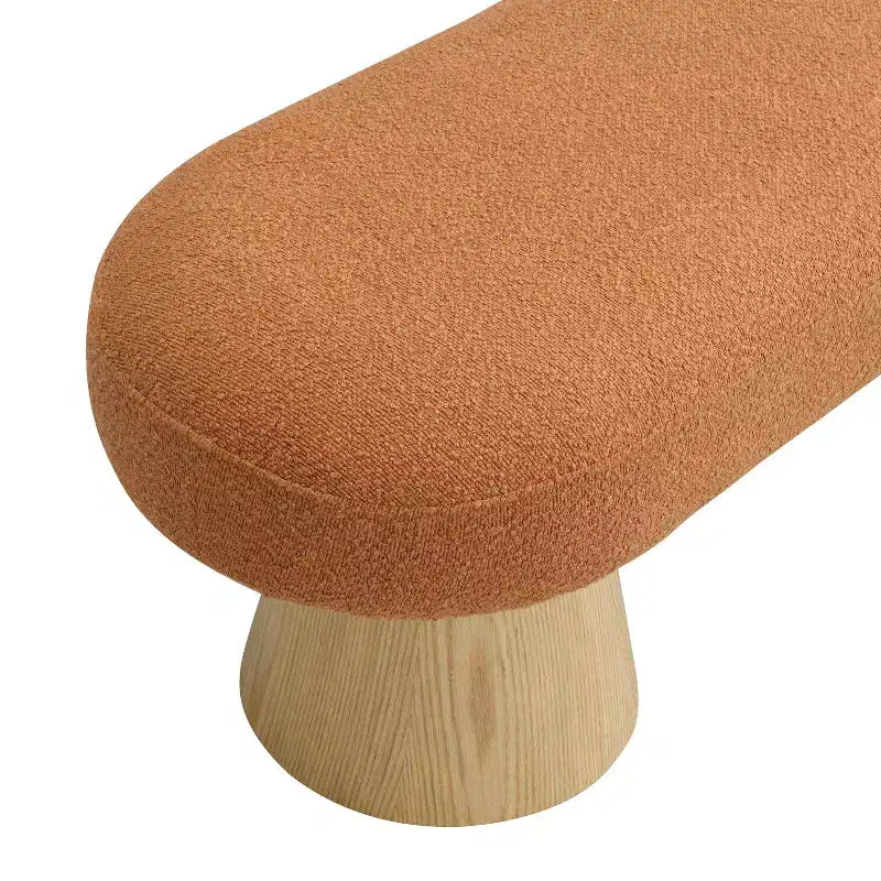 64-Inch Modern Boucle Upholstered Dining Bench