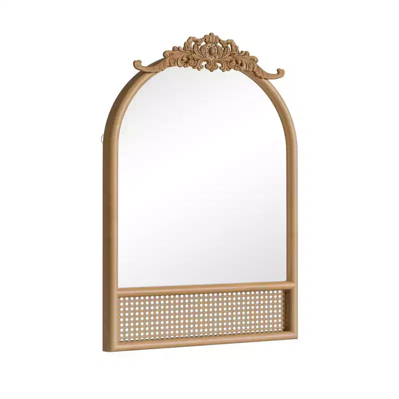 69x30 Inch Rectangular Metal Framed Full-Length Mirror in Black