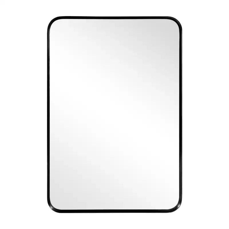 69x30 Inch Black Metal Frame Full-Length Mirror with Window Pane Design