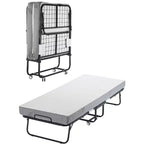 VEVOR Rollaway Bed, 31 in x 75 in Folding Bed with 5 in Mattress, Twin Size Foldable Bed with Sturdy Metal Frame & Memory Foam Mattress