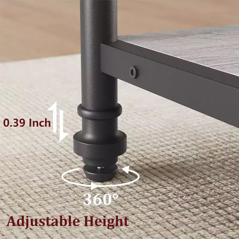 47-Inch Round Wooden Dining Table for 4 to 6 People
