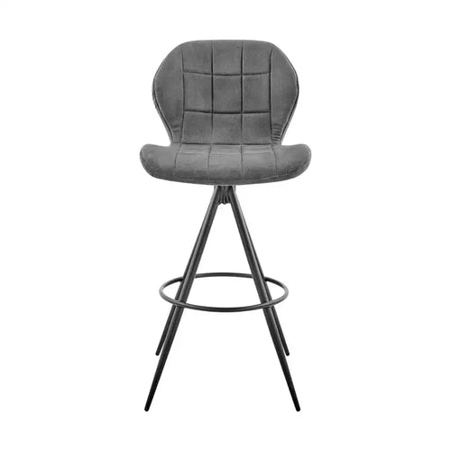 26-Inch Fabric Swivel Counter Height Bar Stool