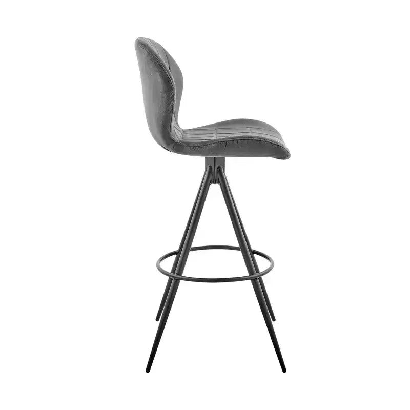 26-Inch Fabric Swivel Counter Height Bar Stool