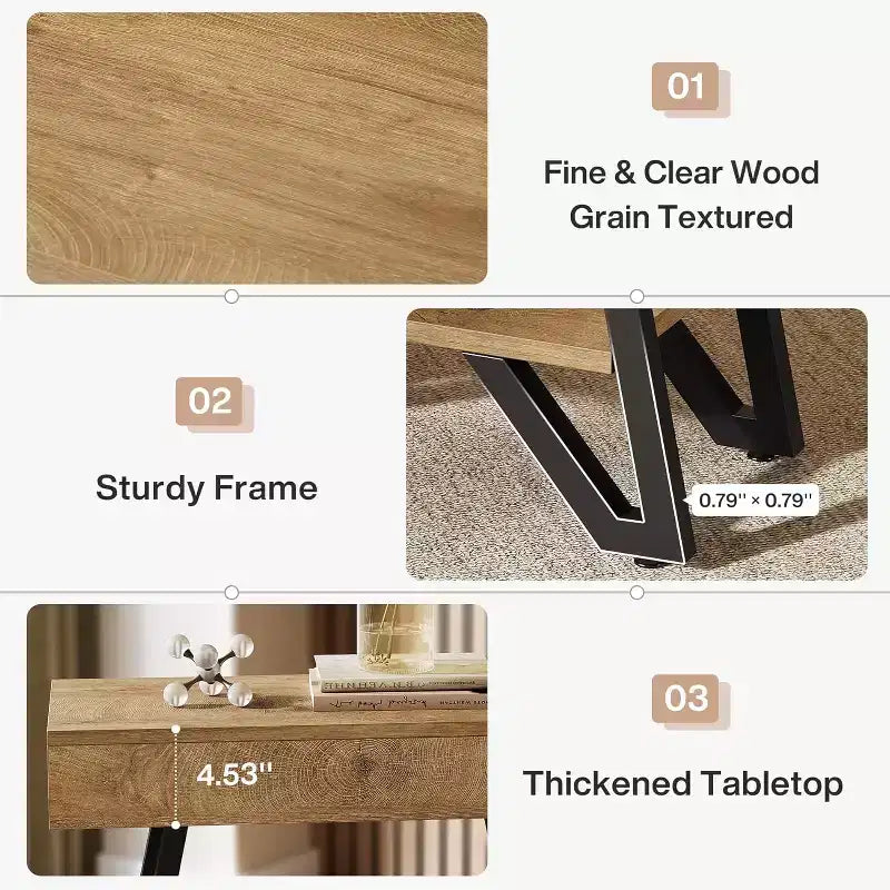 Narrow End Side Table with Storage Shelves in Natural Wood Finish