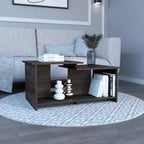 Fun little toys brand Wema 3 Coffee Table, Lower Open Shelf -Espresso