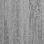 Scrivania in legno ingegnerizzato grigio cemento, 102,1 x 45 x 148,1 cm