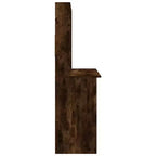 Scrivania in legno ingegnerizzato grigio cemento, 102,1 x 45 x 148,1 cm