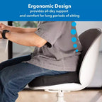 Cuscino ergonomico da ufficio con memory foam e gel