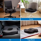 Cuscino ergonomico da ufficio con memory foam e gel