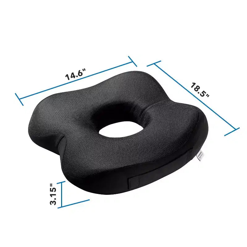 Ergonomic Office Seat Cushion with Memory Foam and Gel Filling